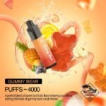 Tugboat Mega Flow Gummy Bear 4000 Puffs