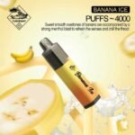 Tugboat Mega Flow Banana Ice 4000 Puffs