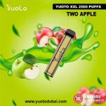 Yuoto XXL Two Apple 2500 Puffs Disposable Vape