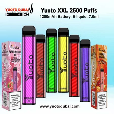 Yuoto xxl disposable vape 2500 puffs