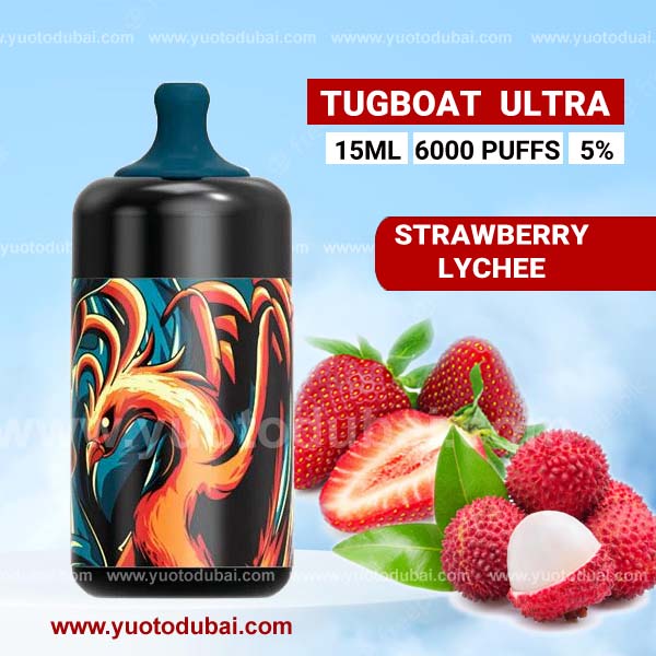 Tugboat Ultra Strawberry Lychee Disposable