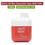 Naked 100 Max 4500 Puffs Disposable Vape