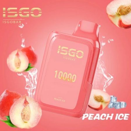 ISGO BAR 10000 Puffs Peach Ice 50mg
