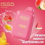 ISGO BAR 10000 Puffs Peach Mango Watermelon