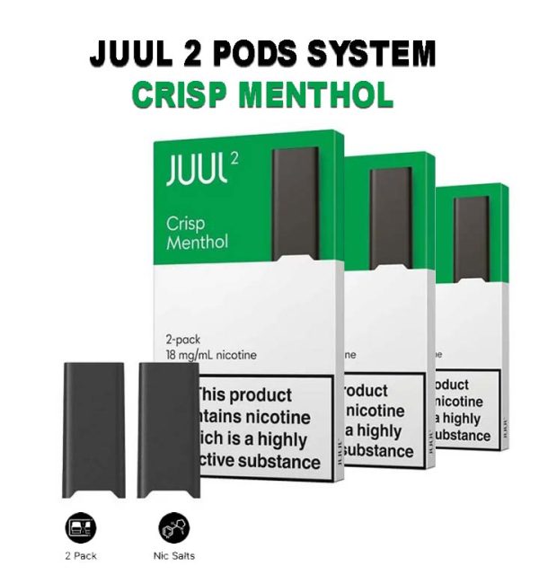 JUUL2 Crisp Menthol Pods System