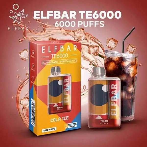 Elf Bar TE6000 Disposable Pods 50mg